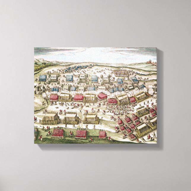 Lienzo La batalla de la montaña blanca, 8 de noviembre de (Anverso)