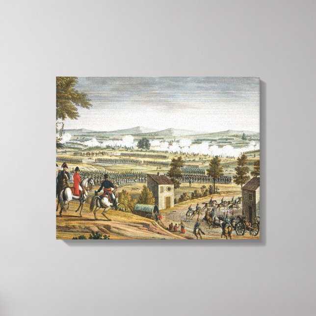 Lienzo La batalla de Lutzen, 2 de mayo de 1813, grabada p (Anverso)