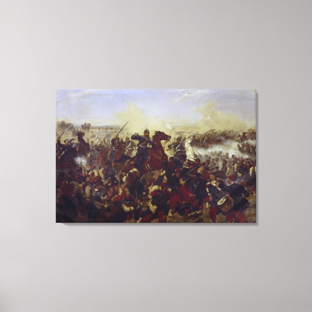 Lienzo La batalla de Marte de la Tour (Anverso)