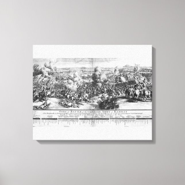 Lienzo La batalla de Ramillies, 23 de mayo de 1706 (Anverso)