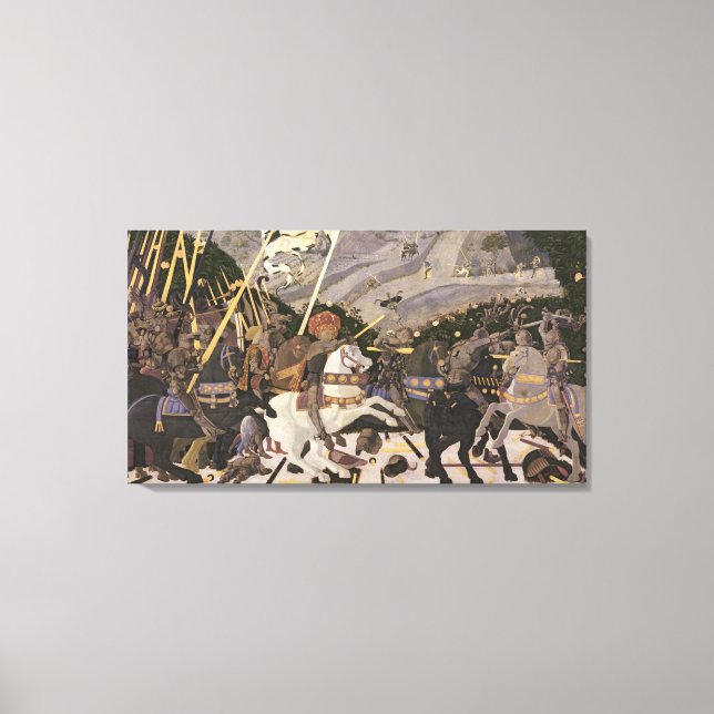 Lienzo La batalla de San Romano, c.1438-40 (Anverso)