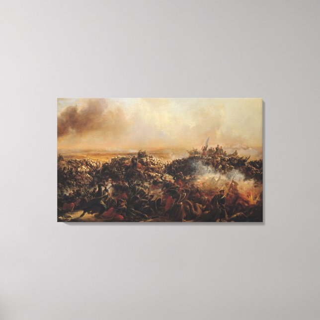 Lienzo La batalla de Sebastopol (Anverso)