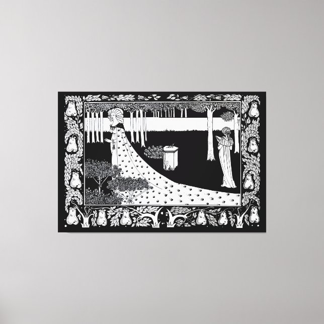 Lienzo La Beale Isoud en Joyous Gard (Anverso)