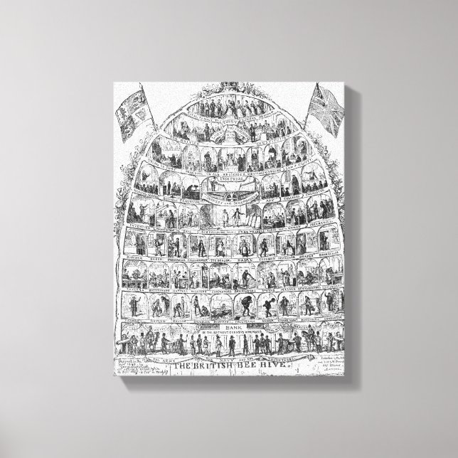 Lienzo La Beehive británica, 1867 (Anverso)