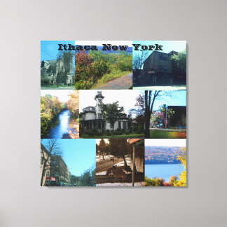 LIENZO LA BELLEZA DE ITHACA, NUEVA YORK