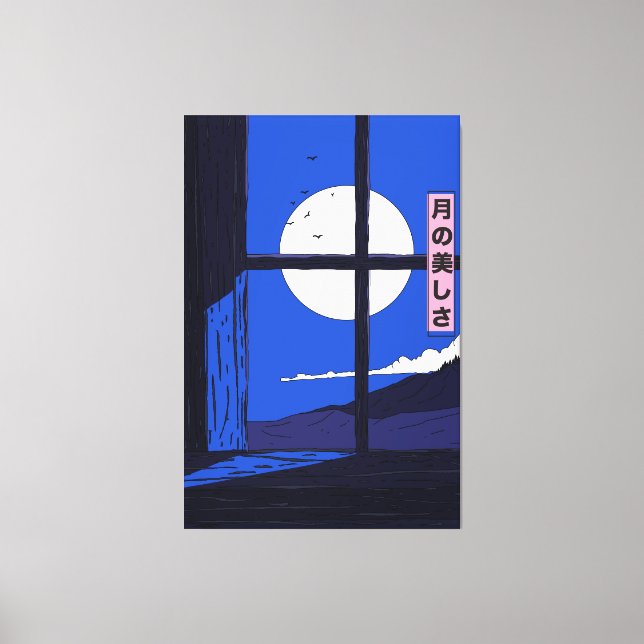 Lienzo La Belleza de la Luna (Anverso)