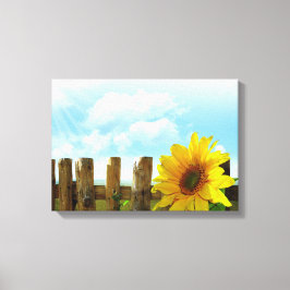Lienzo La belleza de la naturaleza del girasol