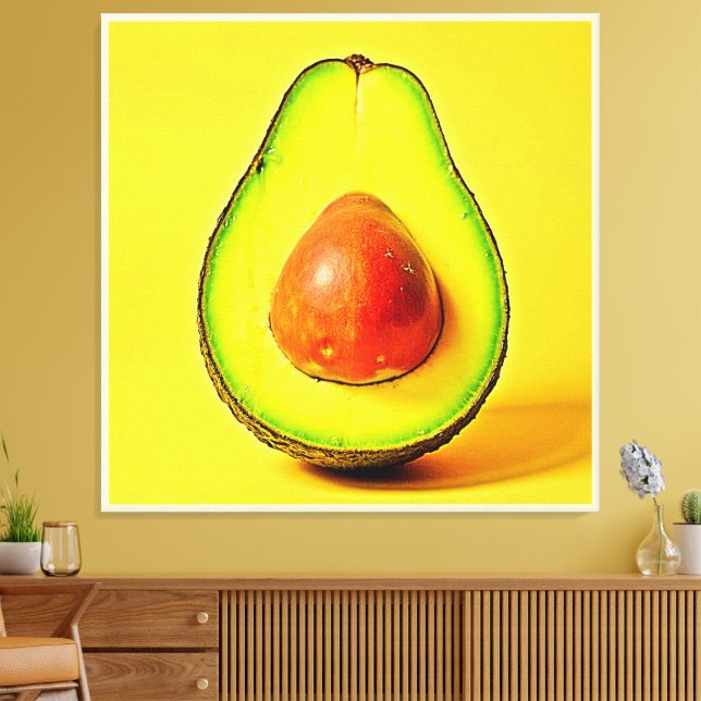 Lienzo La belleza de un diseño de aguacate saludable (Insitu (Sala de estar))