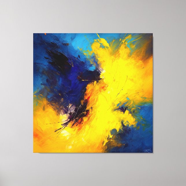 Lienzo La belleza y la bestia por A.H (Anverso)