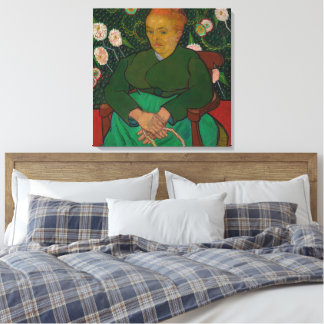 Lienzo La Berceuse (Mujer Meciendo una Cuna- Augustine-Al