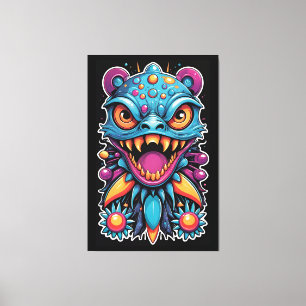 Lienzo La Bestia Se Festejará Sin Aviso - Ken Gage