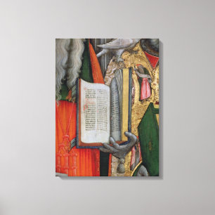 Lienzo La biblia de St Jerome y la paloma de St Gregory,