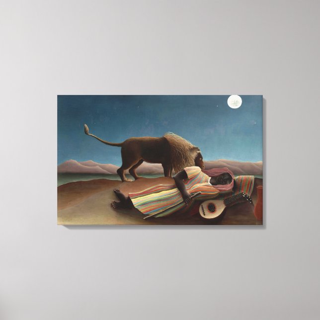 Lienzo La Bohemienne Endormitorio (Anverso)