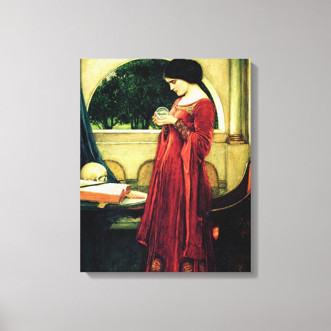 Lienzo La bola de cristal (1902) ~ Bella Artes (Anverso)