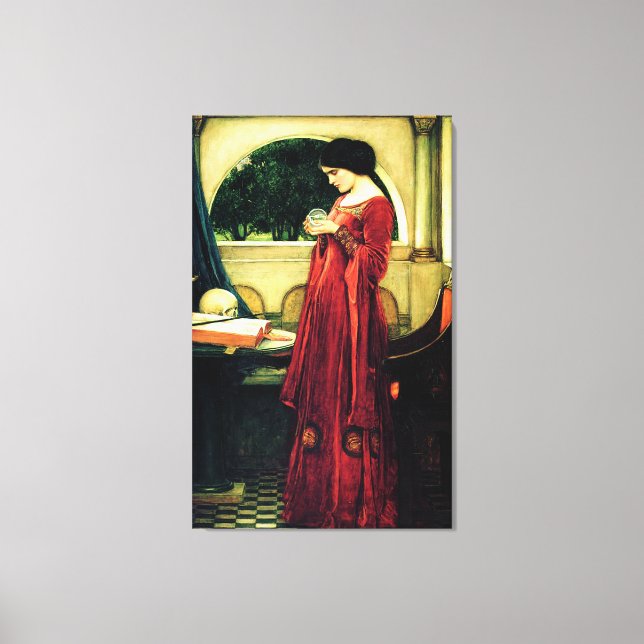 Lienzo La bola de cristal (1902) ~ Bella Artes (Anverso)