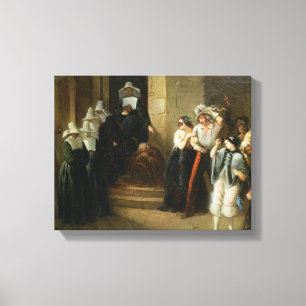 Lienzo La bola enmascarada, c.1870