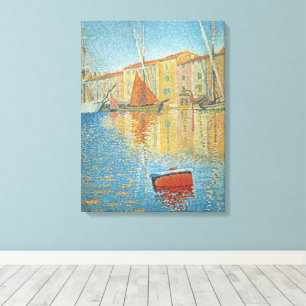 Lienzo La boya roja de Paul Signac, el populismo vintage