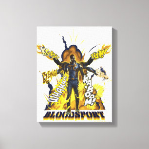 Lienzo La brigada suicida   Gráfico de acción en materi