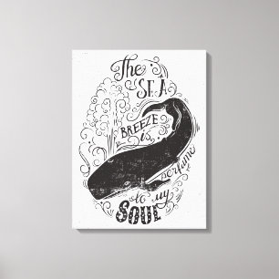 Lienzo La Brisa Del Mar Es Perfume