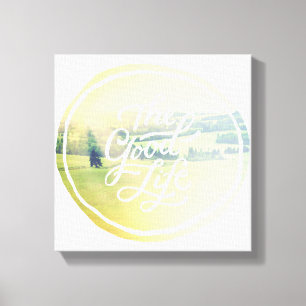 Lienzo La buena vida 2