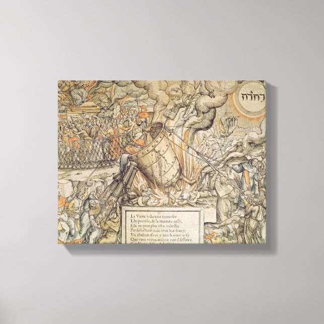 Lienzo La cacerola de derretimiento (Anverso)