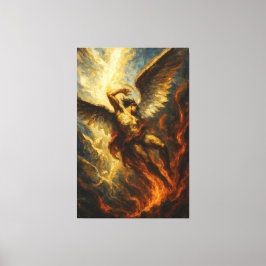 Lienzo La caída de Lucifer