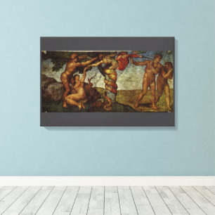 Lienzo La caída y expulsión de Michelangelo, Jardín del E