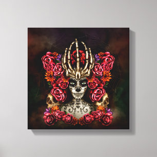 Lienzo La Calavera Catrina