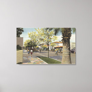 Lienzo La calle Village, Palm Canyon Drive