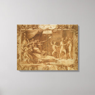 Lienzo La calumnia de Apelles, 1572