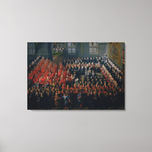 Lienzo La cama de la justicia se sostuvo en el Parlement