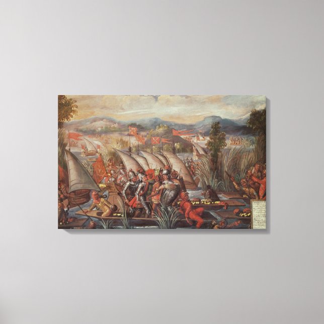 Lienzo La captura de Guatemala (Anverso)