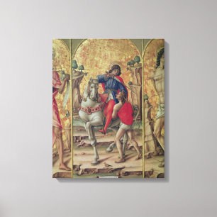 Lienzo La caridad de San Martín