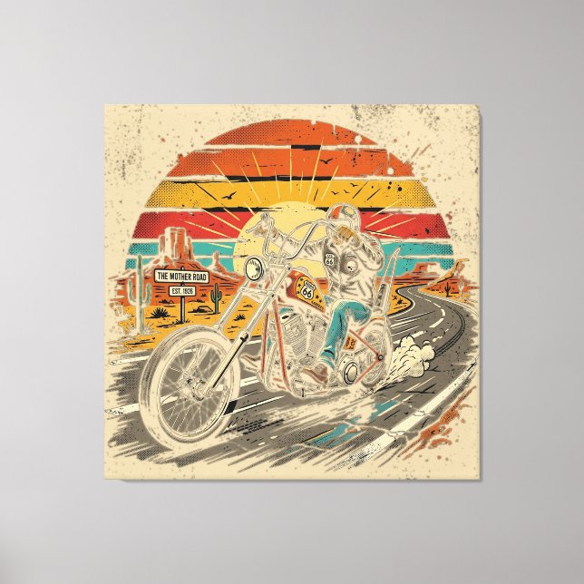 Lienzo La Carretera Madre (Anverso)
