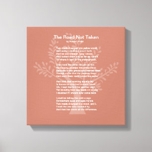 Lienzo La Carretera No Tomada,