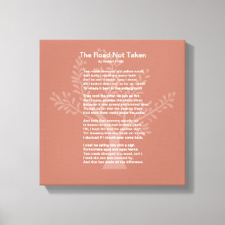 Lienzo La Carretera No Tomada,