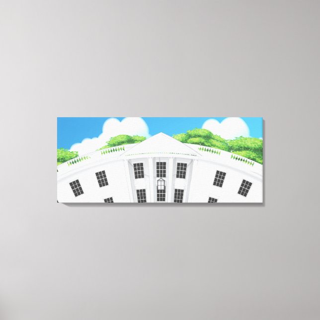 Lienzo La Casa Blanca (Anverso)