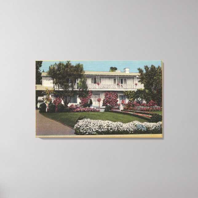 Lienzo La casa de George Burns y Gracie Allen (Anverso)
