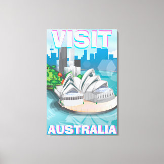 Lienzo La Casa de la Ópera de Sydney - Visite Australia