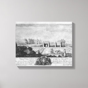 Lienzo La casa de Voltaire en Ferney, lado norte