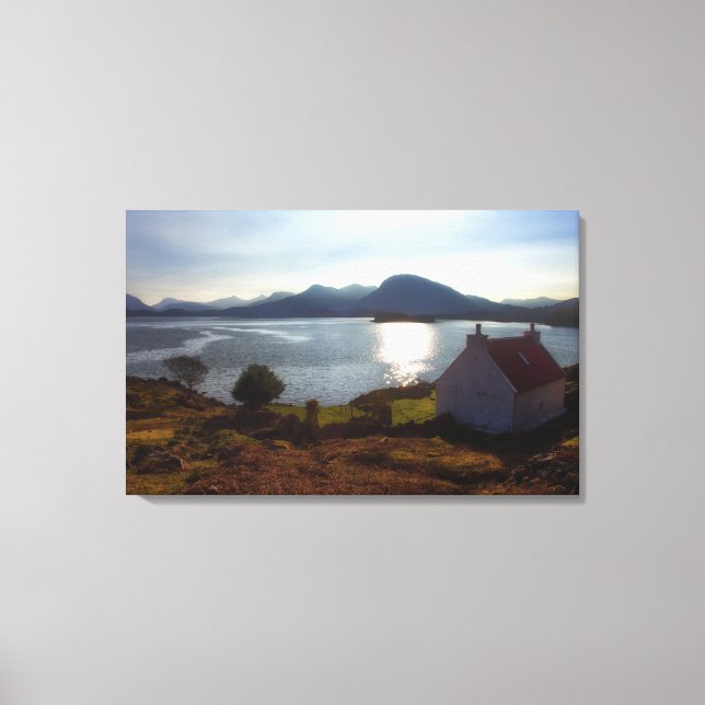 Lienzo La Casa Es Donde Está El Corazón (Anverso)