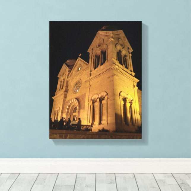 Lienzo La Catedral Basílica de San Francisco de Asís (Insitu (piso de madera))