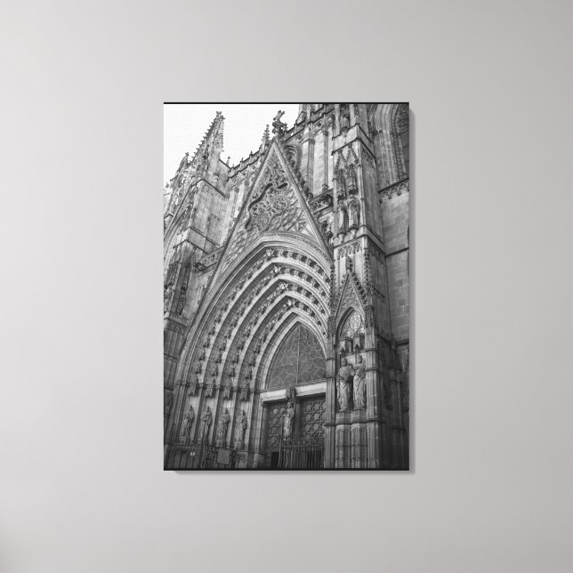 Lienzo La Catedral Wrapped Canvas Photo Print (Barcelona) (Anverso)