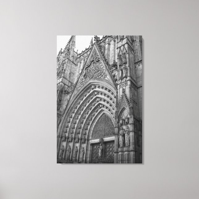 Lienzo La Catedral Wrapped Canvas Photo Print (Barcelona) (Anverso)
