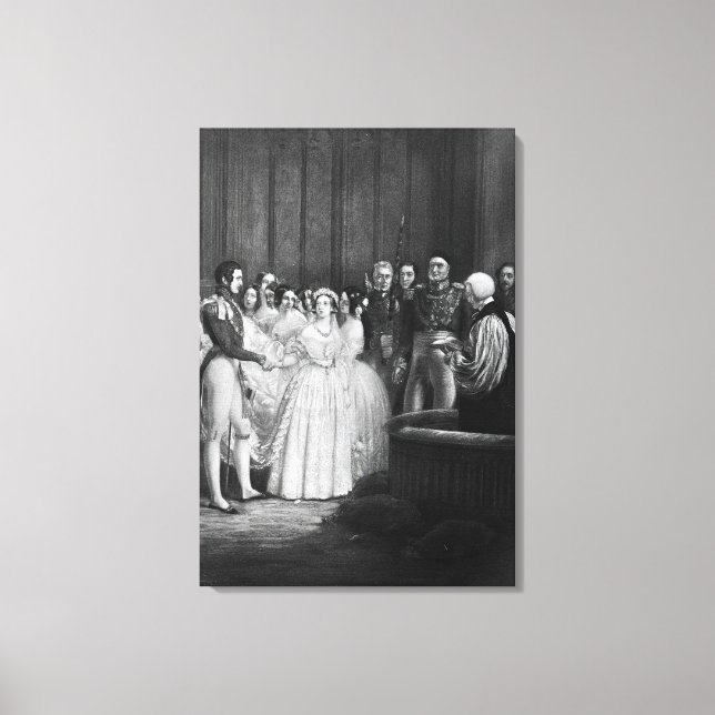 Lienzo La ceremonia del boda (Anverso)