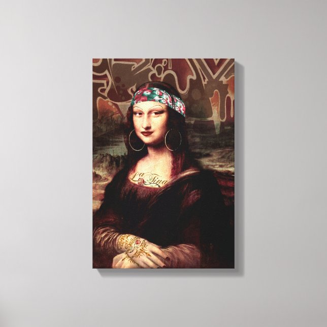 Lienzo La Chola Mona Lisa (Anverso)
