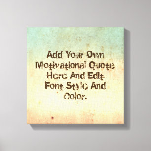 Lienzo La cita de motivación de encargo, hace sus los