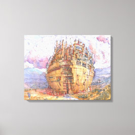 Lienzo La citta' sferica