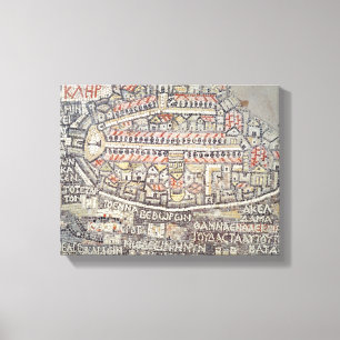 Lienzo La ciudad de Jerusalén y de los alrededores