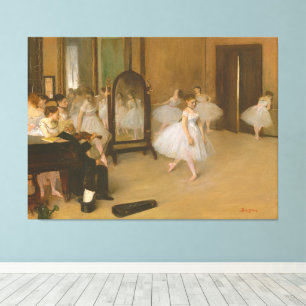 Lienzo La clase de baile (1870) Edgar Degas
